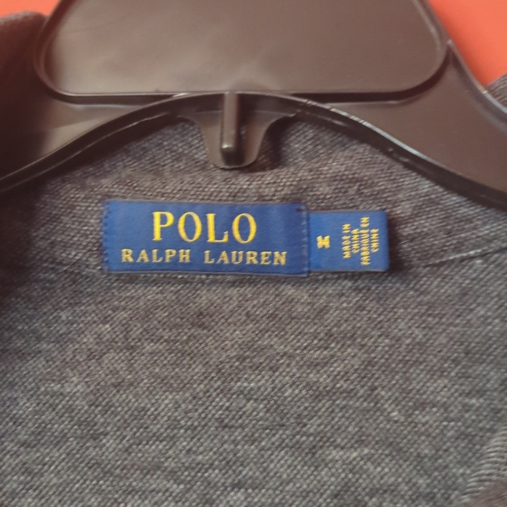 Like New Polo Tweed Like Pullover Half Zip - Picture 3 of 5
